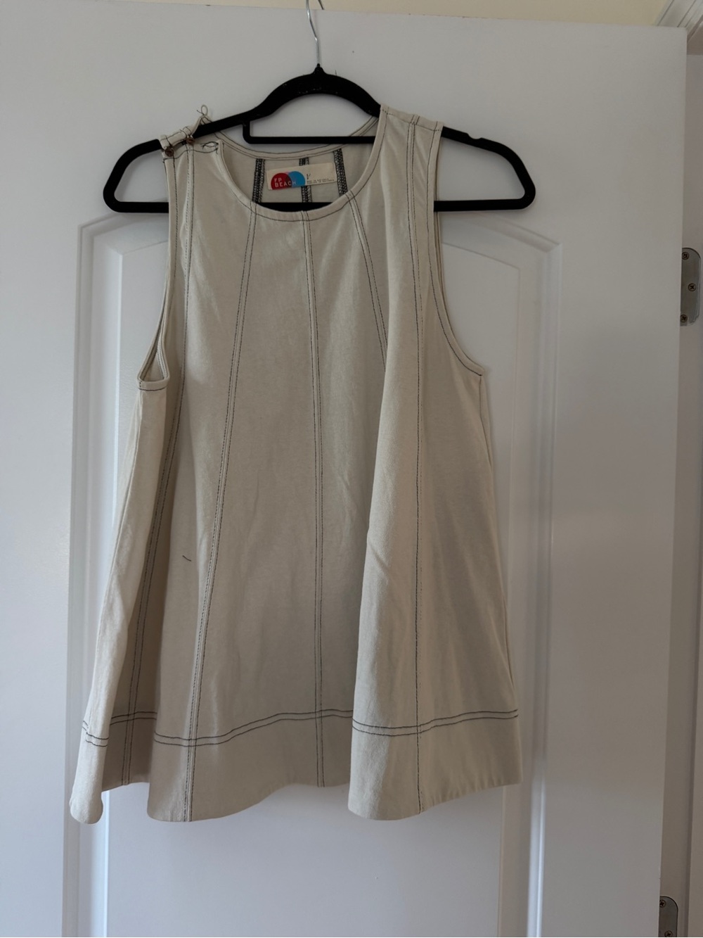 NWOT Free People Beach Set Cream Tank-Style Women’s Short